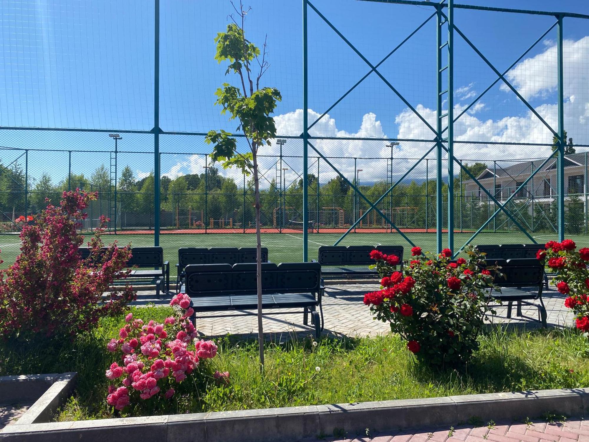 Таунхаус В Baytur Resort Bosteri Exterior foto